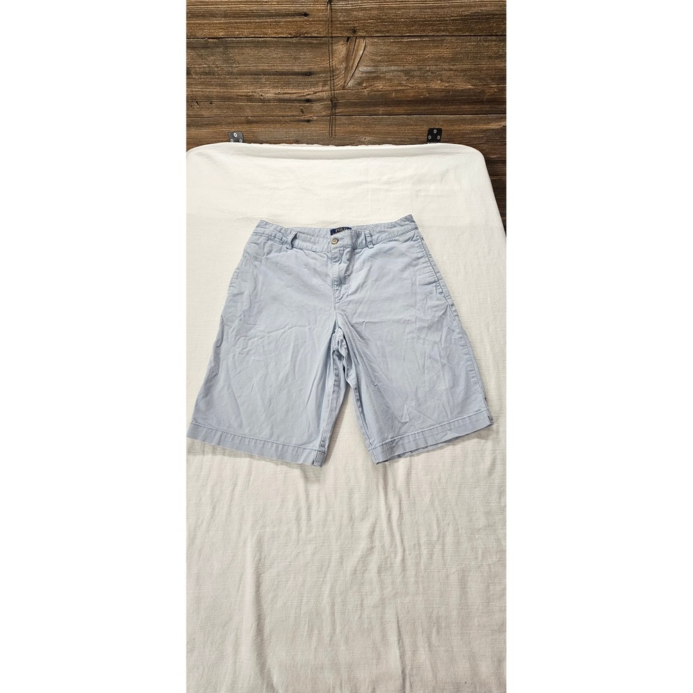 Polo Ralph Lauren Light Blue Chino Shorts Mens Size 20 Cotton Twill Flat Front